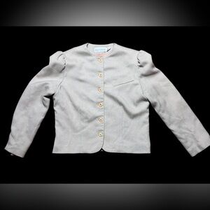 Light Tan Button-Front Jacket